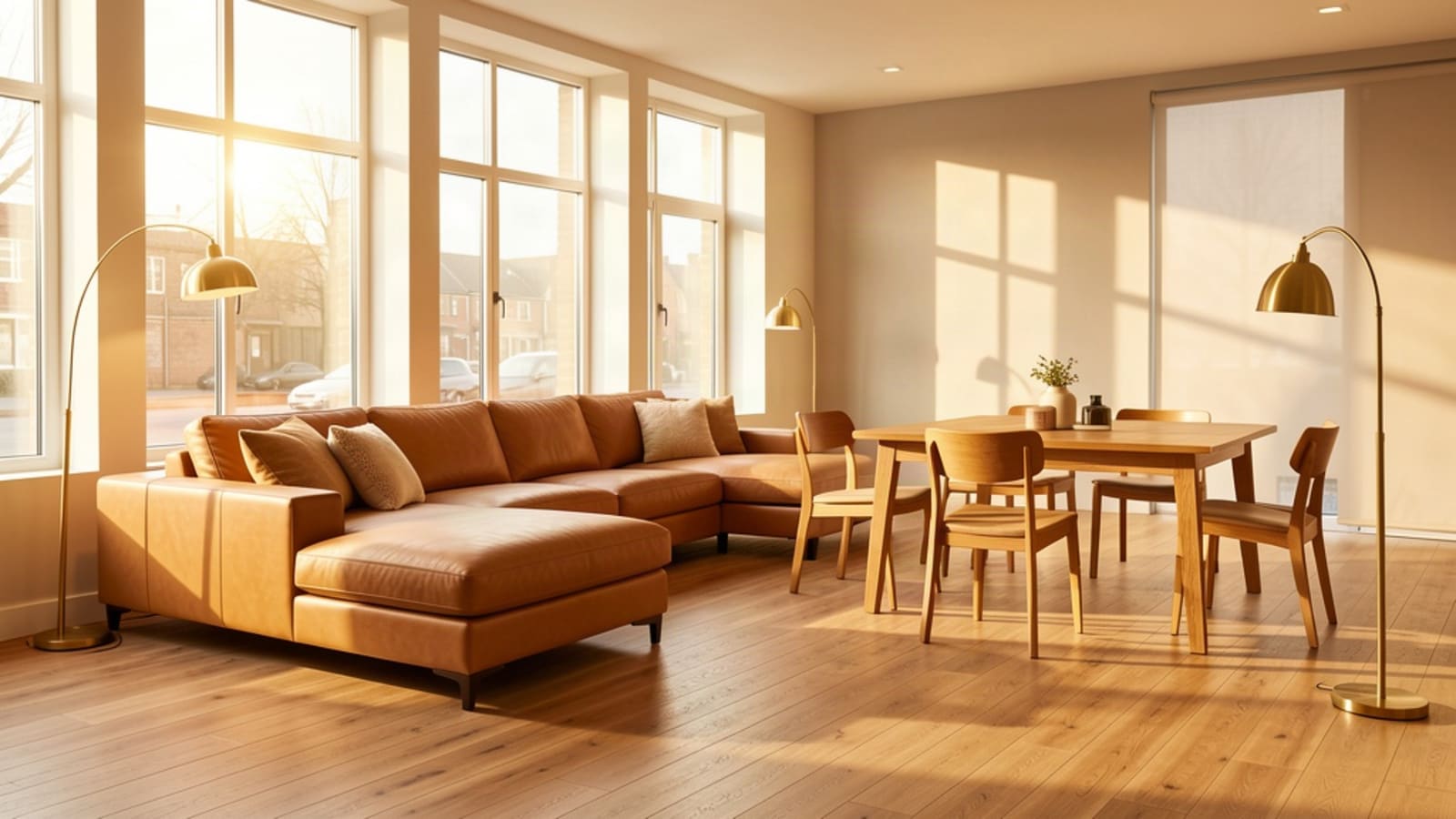 Furniture showroom floor